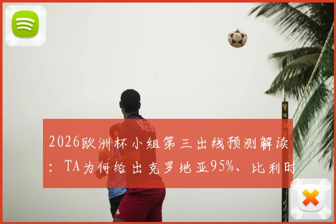 2026欧洲杯小组第三出线预测解读：TA为何给出克罗地亚95%、比利时90%高概率？